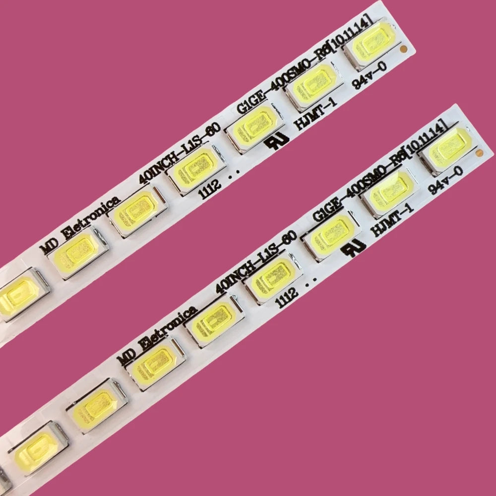 ruban led blanc 455mm 60led connecteurs souder moderne téléviseur aluminium