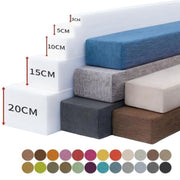 coussin remplissage tête lit confortable moderne minimaliste palette couleurs texture tissu zip.Blocks