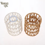 cache lampe tressé boho chic blanc beige moderne annuaire métallique salon jardin