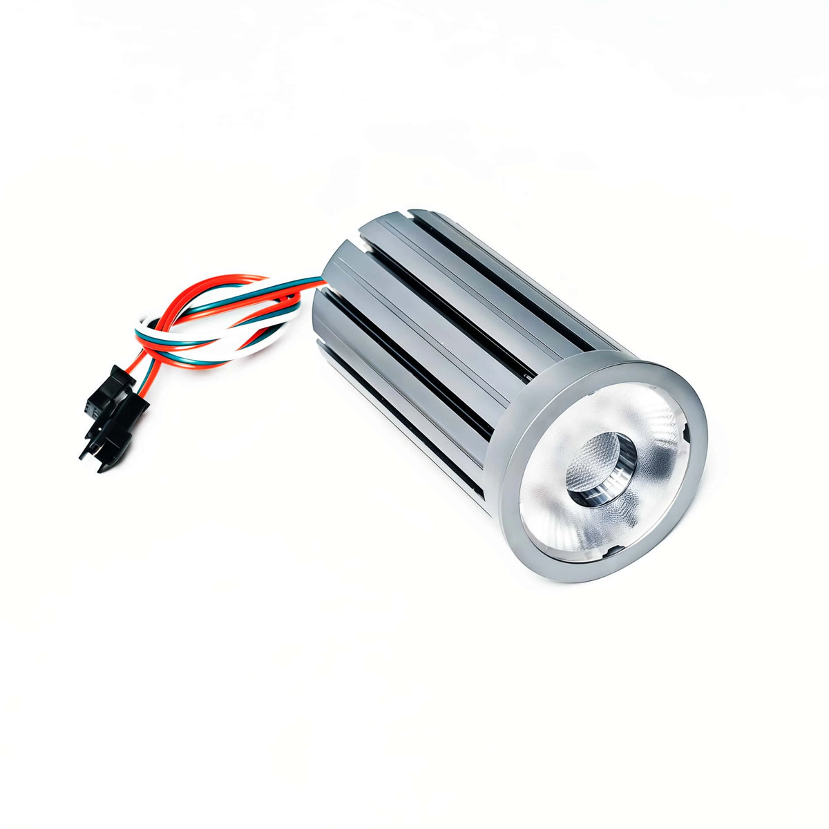 projecteur led argenté moderne 24v ws2811 ws2814 rgbw 10w 15w 20w 25w jst cinq