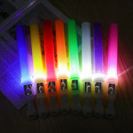 bâtons lumineux multicolores clignotants accessoires décoration mariage anniversaire fêtes poignée contrôlable