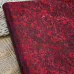 tissu polyester rouge texturé marbré moderne opacité jacquard 160cm bricolage respectueux environnement