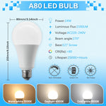 lot ampoules led boule e27 blanc moderne salon chambre maison intérieur décoratif