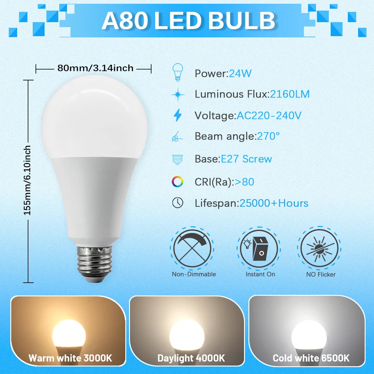 lot ampoules led boule e27 blanc moderne salon chambre maison intérieur décoratif