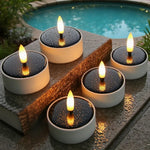 bougies led extérieures sans flamme étanches ip65 blanc modernes pièces