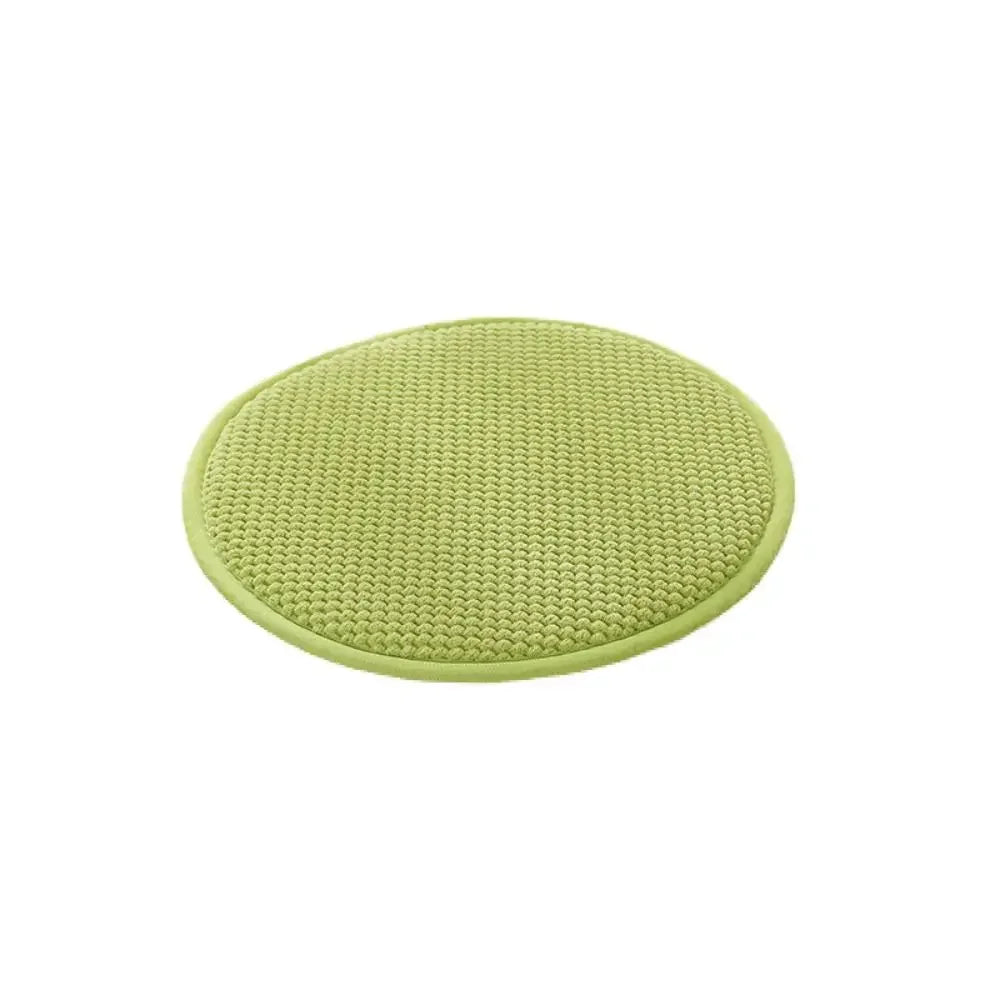 coussin tabouret rond doux mousse pu antiderapant solide multicolore adultes