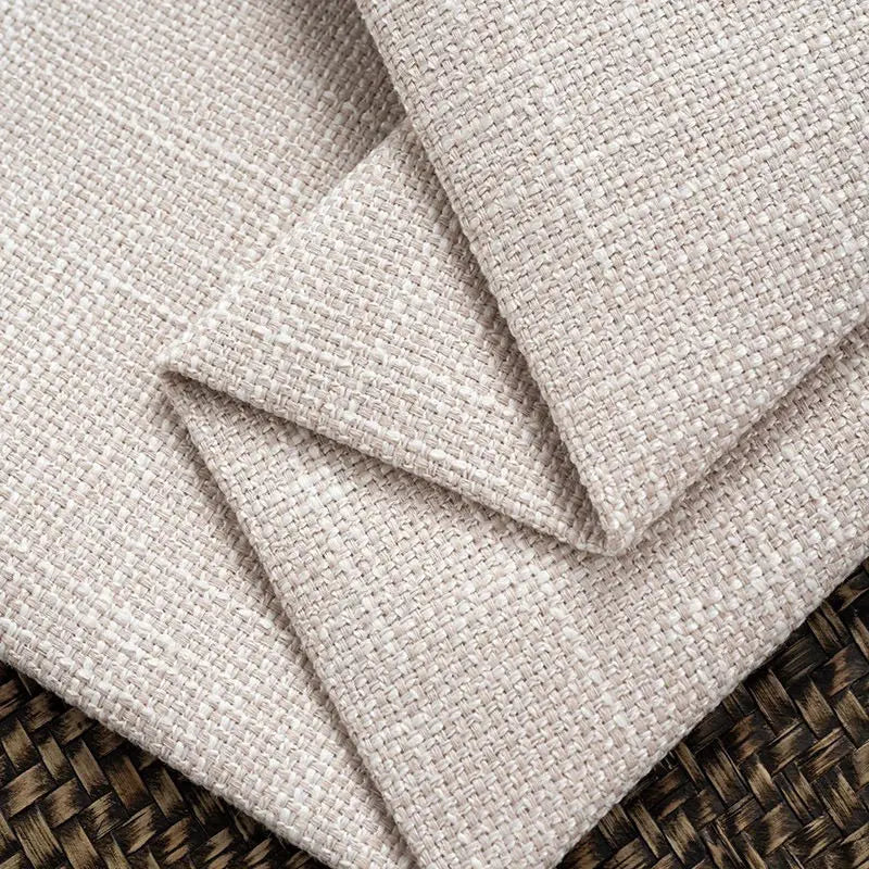 tissu canapé lin polyester résistant bricolage couture sofa pillowcase tablecloth moderne rustique gris beige