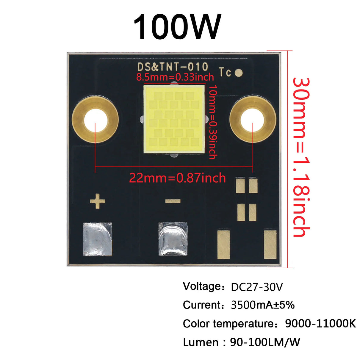 lumière led scénique froide blanc 100w 400w moderne technologie connecteur électrique