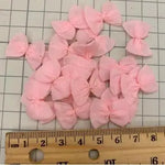 rubans nœuds couleur rose pâle beige clair vert pastel décoratifs élégants écologiques polyester tissu