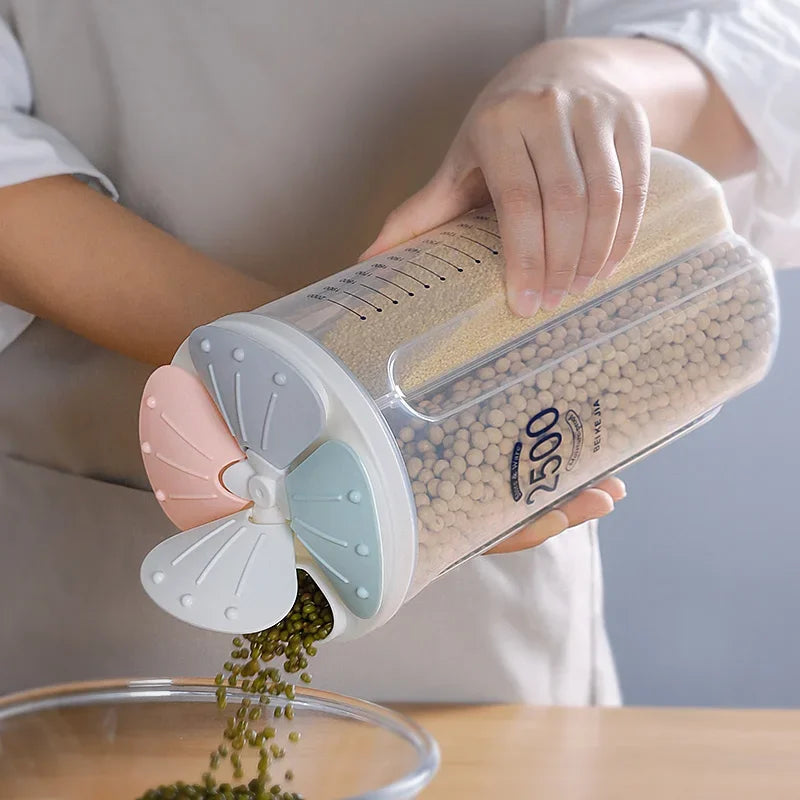 boîtes rangement alimentaire transparentes modernes grilles poignées couvercle mesure