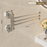 porte serviettes mural argenté adhésif moderne salle bain support serviettes lisse opacité fixe rangement
