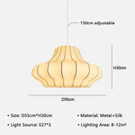 suspension lumineuse moderne blanc beige rayures verticales câble suspendu 4200K 3000K 6500K