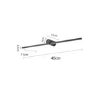 applique murale led moderne éclairage quotidien noir mat fixée mur cuisine salle manger chambre