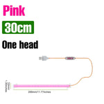 lampe led plante 30 50cm blanc rose bleu moderne clips adaptable usb