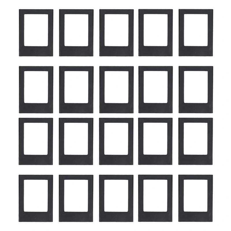 cadres photo aimants couleurs violet rose bleu moderne minimaliste cartes postales