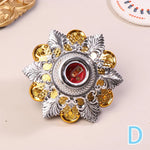 support lampe ornemental baroque or argent rouge ornements floraux motifs géométriques opaques