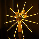 guirlande lumineuse noël étoile moderne leds blanc violet vert bleu rouge jaune