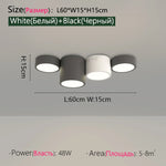 lampe minimaliste gris blanc éclairage moderne chambre salon entrée étude 10m² LED montée surface