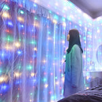 guirlande lumineuse étoiles blanc chaud moderne télécommande alimentation USB imperméable IP65