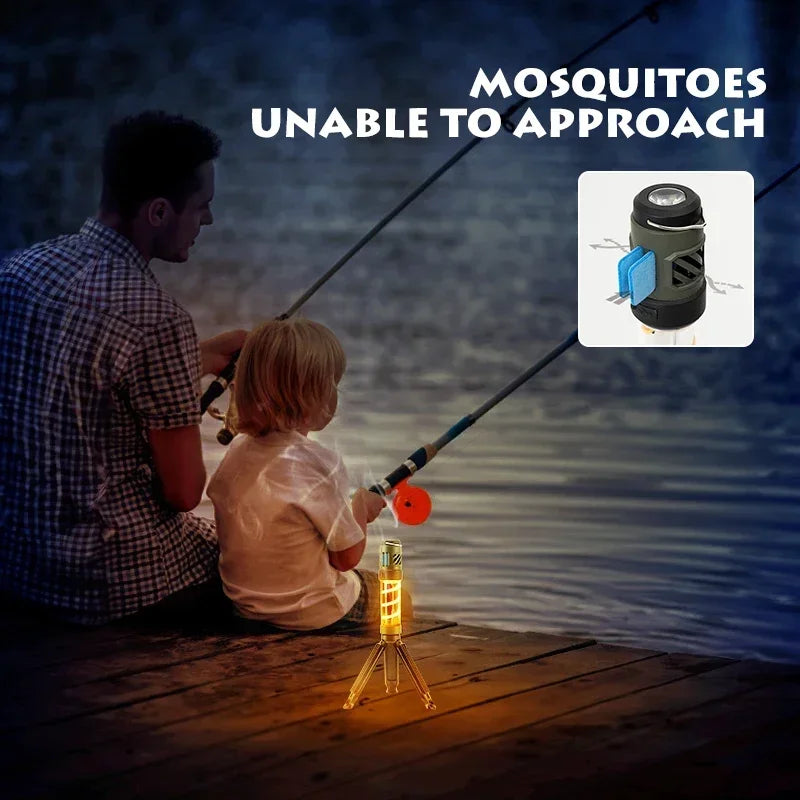 lampe portable anti moustiques camping rechargeable éclairage extérieur fishingoutil