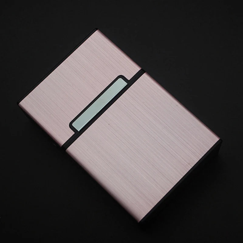 boîte rangement réutilisable métal aluminium moderne rectangle noir argent rose doré bleu respectueux environnement