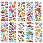 sticker autocollant animal cartoon multicolore occasion fête anniversaire noël enfants adolescents