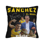 taies d'oreiller motif basket noir zip invisible moderne lit polyester coton pedro sanchez psoe