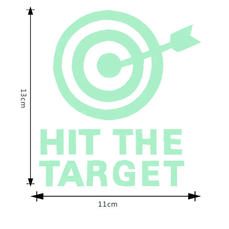 sticker urinoir blanc cible verte hit target lumineux salle bain décoration moderne pvc