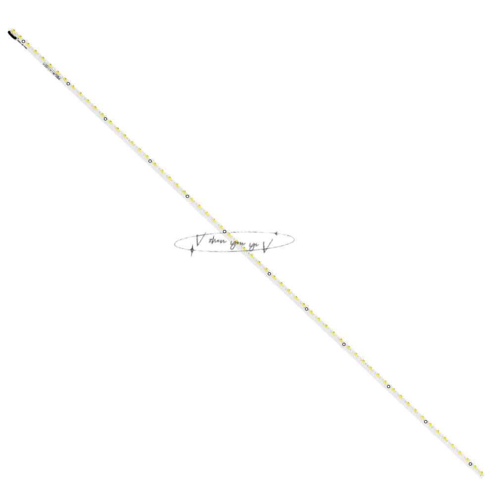 ruban led blanc points lumineux réguliers moderne 720mm connecteur deux extrémités