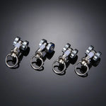 rideau polonais rouleau billes argent bleu moderne glissière rail poulie silent hooks matériaux maison
