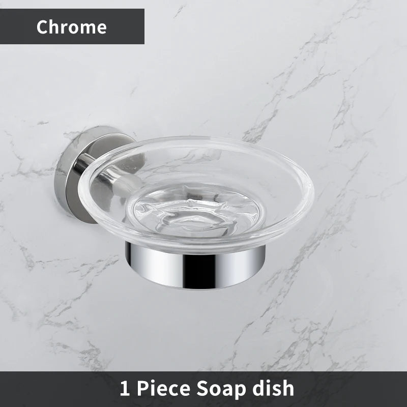 Accessoires salle bain chrome porte serviettes mural porte savon brosse wc porte serviette toilette