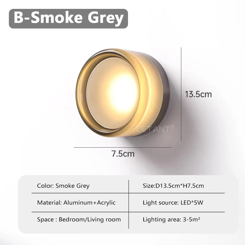 lampe murale moderne vert blanc jaune doré rayures verticales adhésive éclairage quotidien chambre salon