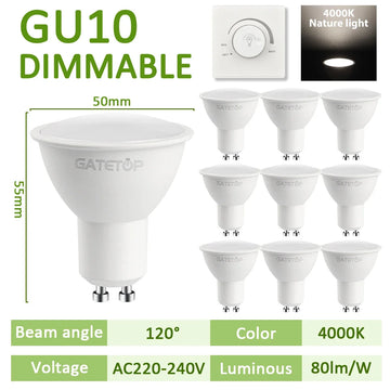 ampoule led gu10 blanc moderne rail éclairage intérieur maison chambre salon projecteur 50w
