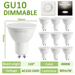 ampoule led gu10 blanc moderne rail éclairage intérieur maison chambre salon projecteur 50w