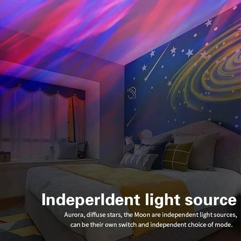 lampe ambiance led effets lumineux multicolores transparent moderne télécommande usb