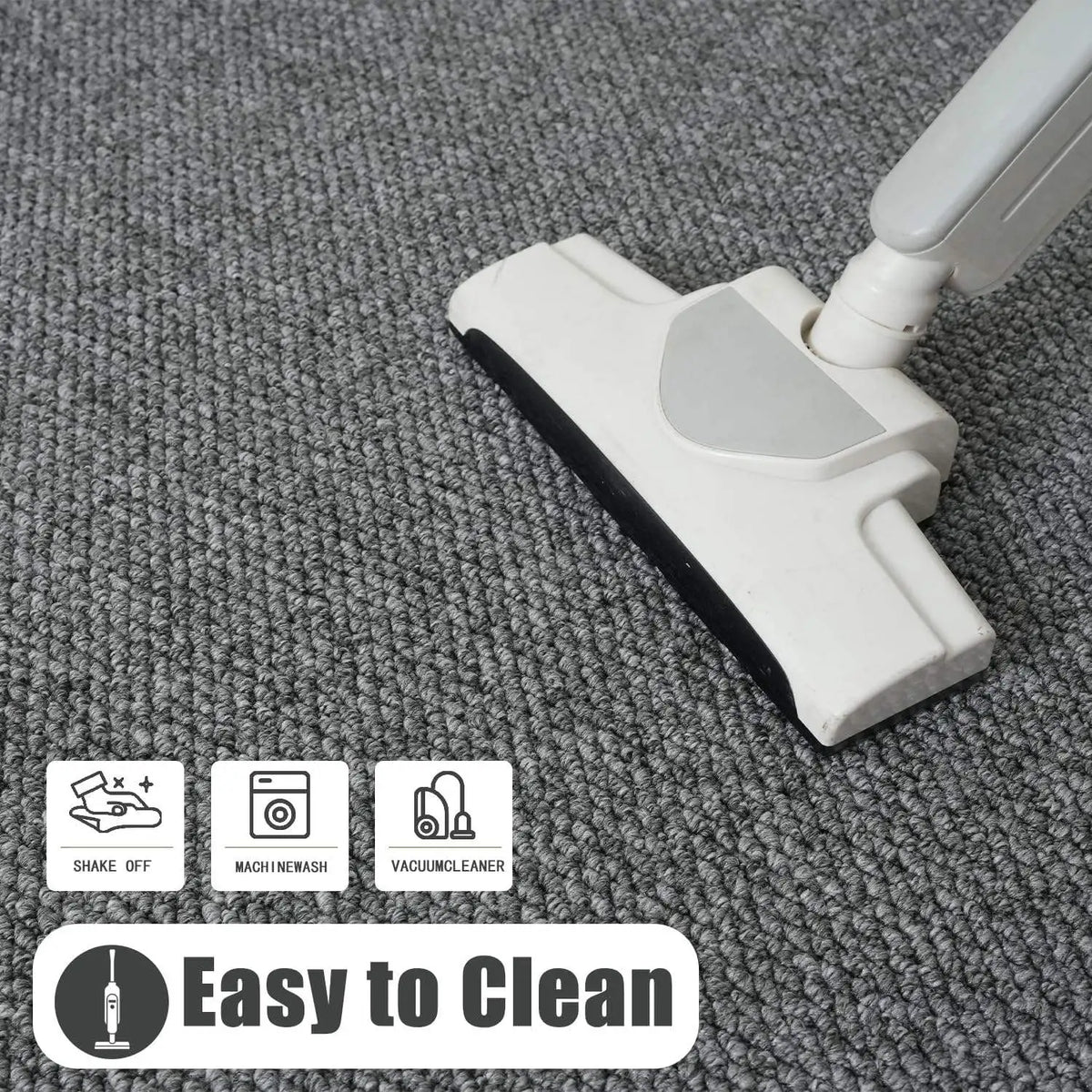 tapis moderne beige gris antidérapant scénique durable entrée couloir bain polyester