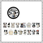 peluches miniatures adhésives scrapbooking cartoonesques ours lapins chiens