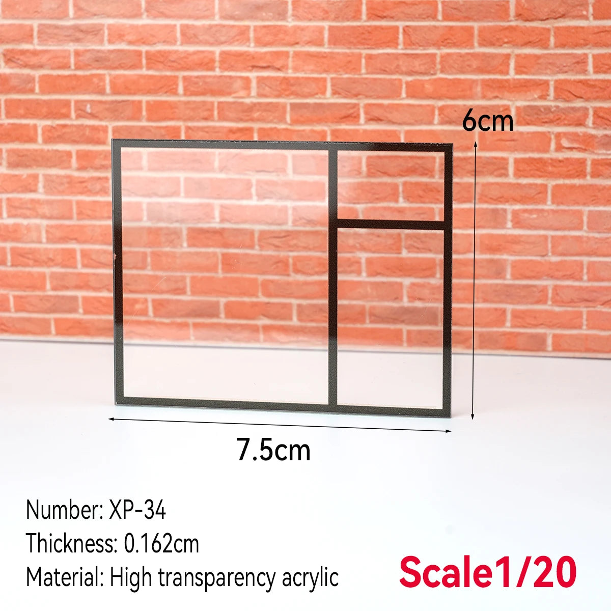 fenêtres transparentes acrylique sections architecturales dioramas construction bâtiments matériaux décoration maison DIY