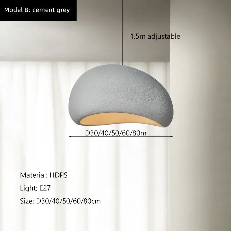suspension lumineuse moderne blanc texturé opaque salon étude 30cm 40cm 50cm 60cm