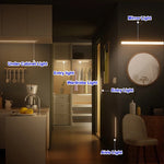 lampe led veilleuse rechargeable détecteur mouvement blanc cool warm adhésive rectangle moderne minimaliste