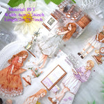 ruban adhésif décoratif motifs fleurs papillons animaux scrapbooking journal intime papeterie