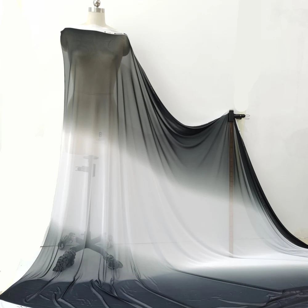 écharpe foulard femme tulle extensible transparent clips fixation accessoires mode