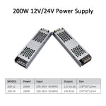 alimentation électrique 12v 24v 60w 100w 200w 300w 400w gris métallique certifié rohs lvd