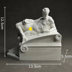 statues plâtre figures humaines classiques art antique romain grec décoration
