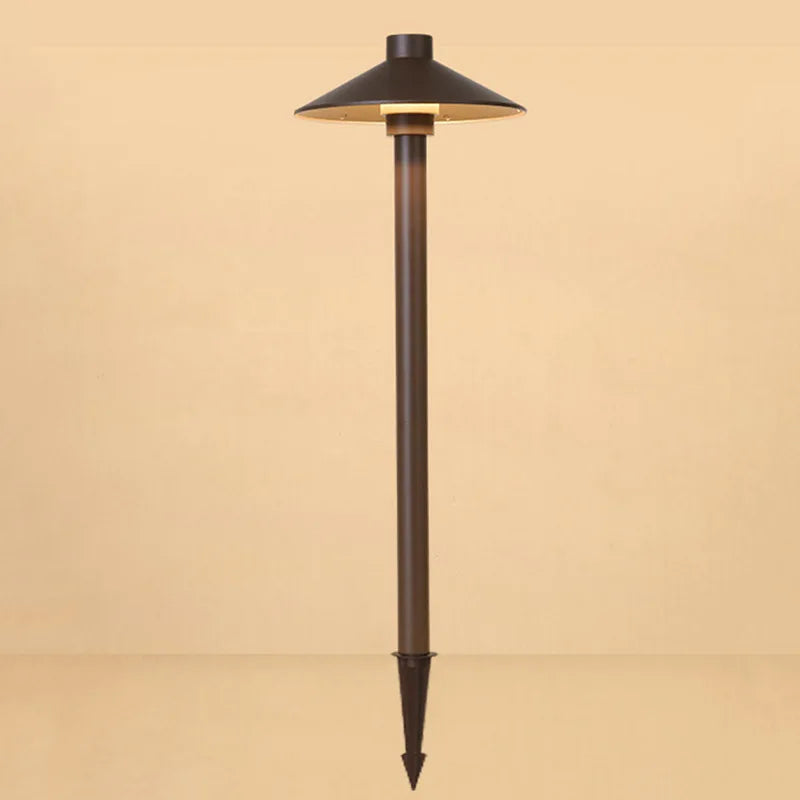 lampe extérieure moderne led noire étanche aluminium base fixation 500mm 690mm