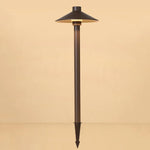 lampe extérieure moderne led noire étanche aluminium base fixation 500mm 690mm