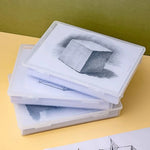 organisateur papier transparent moderne réutilisable plastique clips papier a4 examens