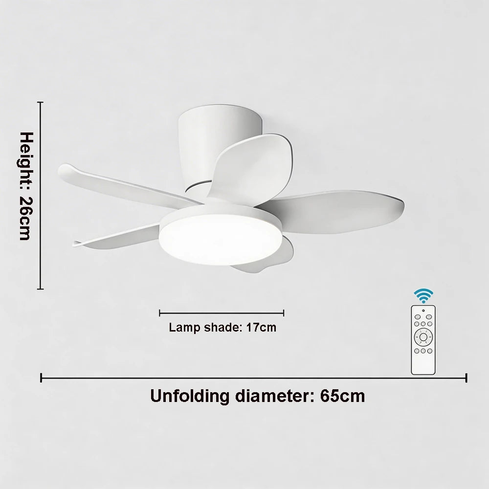 ventilateur moderne noir bois foncé simple silencieux led controle mural traditionnel garantie