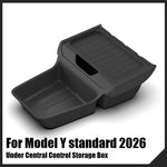 organisateur console centrale auto noir tpe waterproof rangement tesla model standard minimaliste