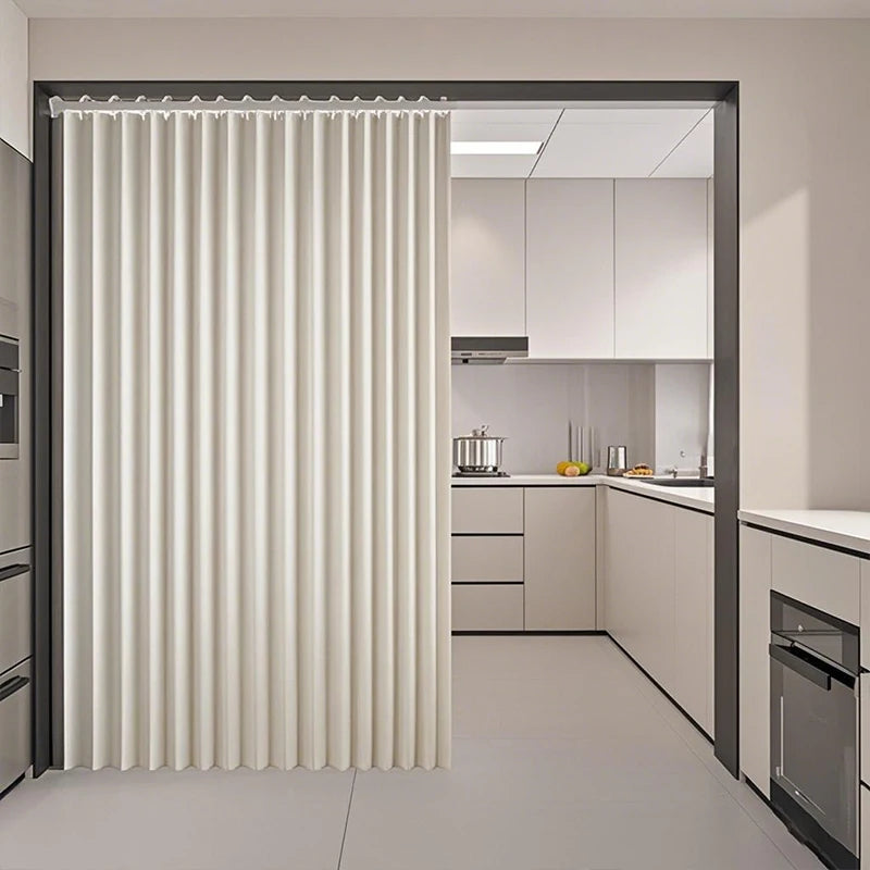 rideau plissé polyester beige clair moderne opacité bandage type hook 100x180cm 150x200cm